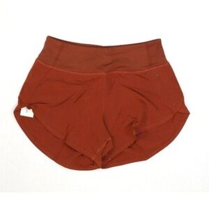 Outdoor Voices Saddle Hudson 4" Short Orange Athleisure Running Womens S